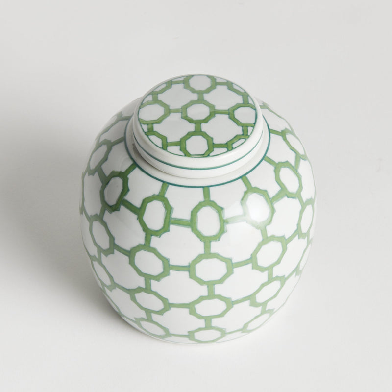 Imperial Link Lidded Jar - BlueJay Avenue