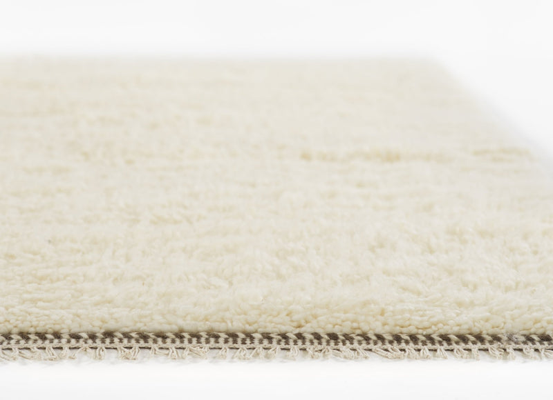 Mallory Ivory Wool Moroccan Shag Rug - BlueJay Avenue