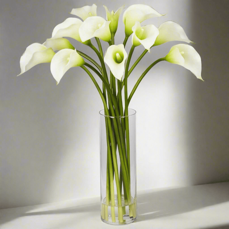 Mini Calla Lily Silk Flower Arrangement - BlueJay Avenue