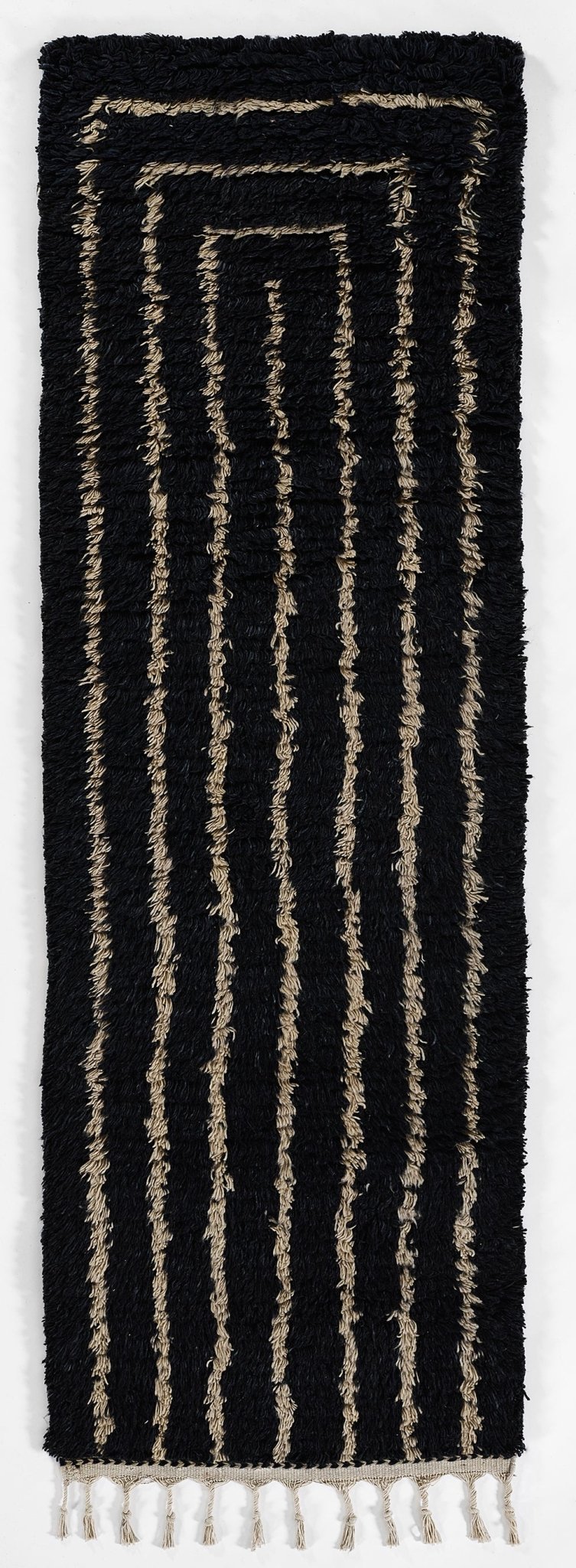 Neo Navy Plush Shag Rug - BlueJay Avenue