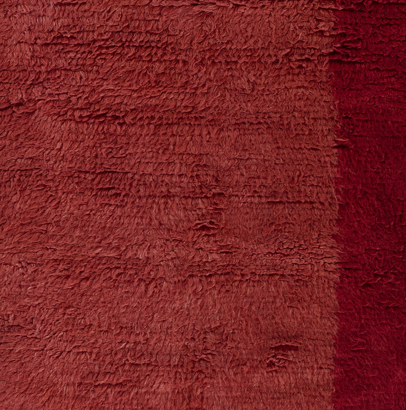 Neo Red Wool Shag Rug - BlueJay Avenue