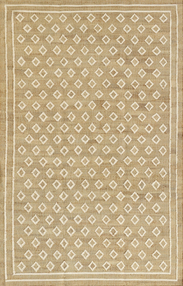Orchard Tiny Diamond Natural Hand Woven Wool and Jute Area Rug - BlueJay Avenue