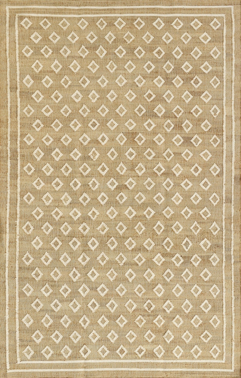 Orchard Tiny Diamond Natural Hand Woven Wool and Jute Area Rug - BlueJay Avenue