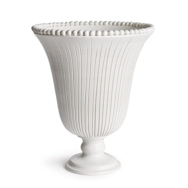 Perla Wide Ceramic Vase - BlueJay Avenue