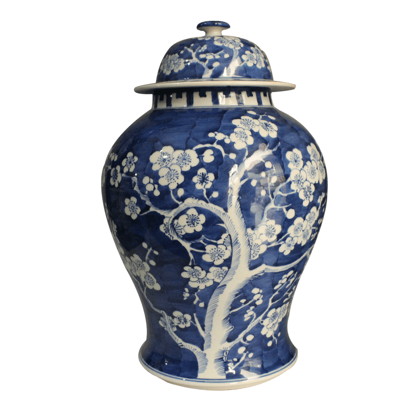 Plum Blossom Ginger Jar - BlueJay Avenue