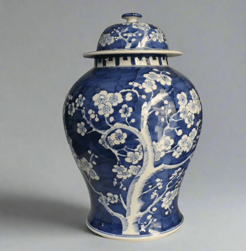 Plum Blossom Ginger Jar - BlueJay Avenue