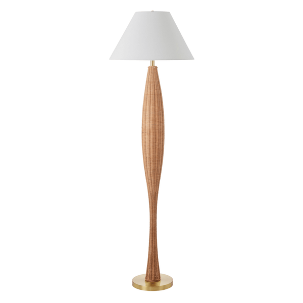 Rambla Rattan Floor Lamp - BlueJay Avenue