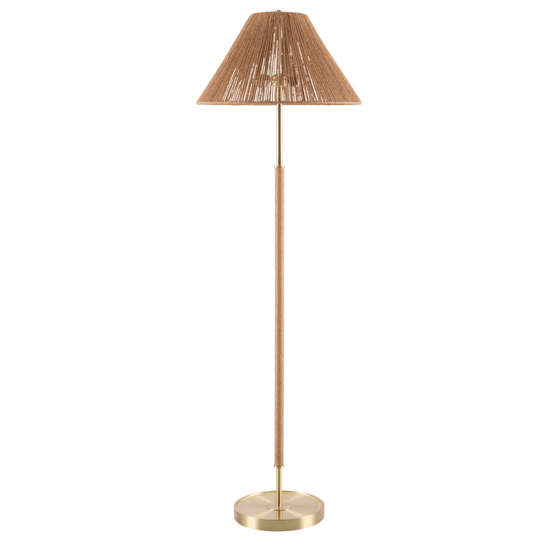 Rattan Accent Floor Lamp - BlueJay Avenue