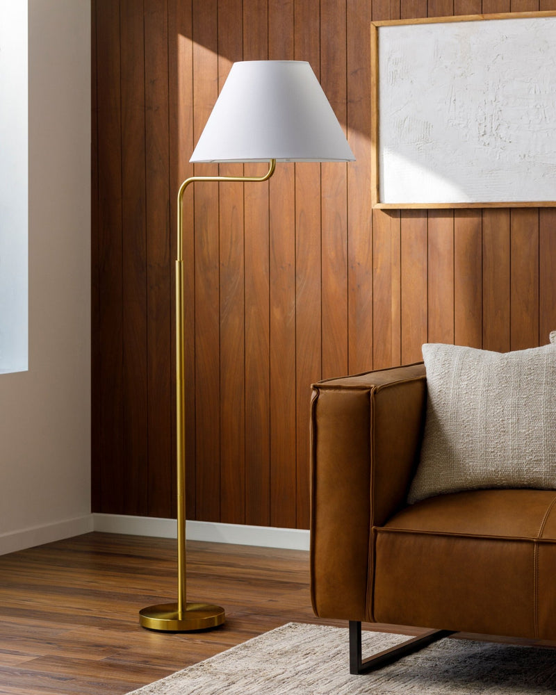 Salle Gold Floor Lamp - BlueJay Avenue