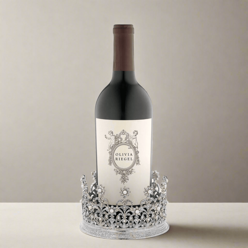 Silver Diana Crown Wine Coaster - BlueJay Avenue