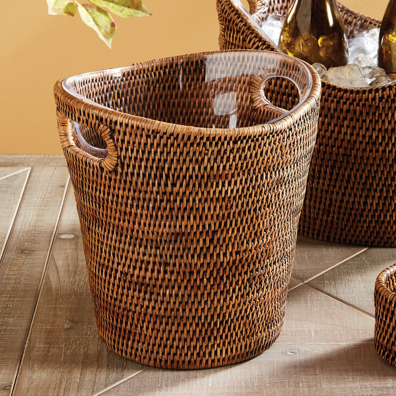 Small Burma Rattan Beverage Tub - BlueJay Avenue