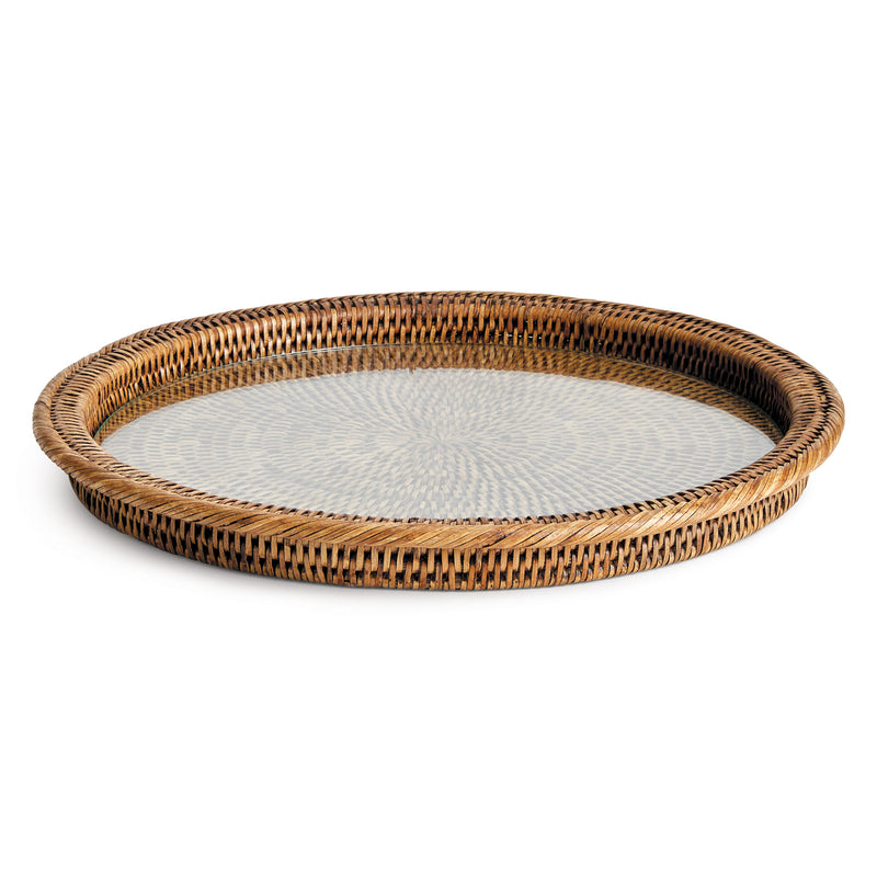 Burma Rattan Serving Platter - BlueJay Avenue