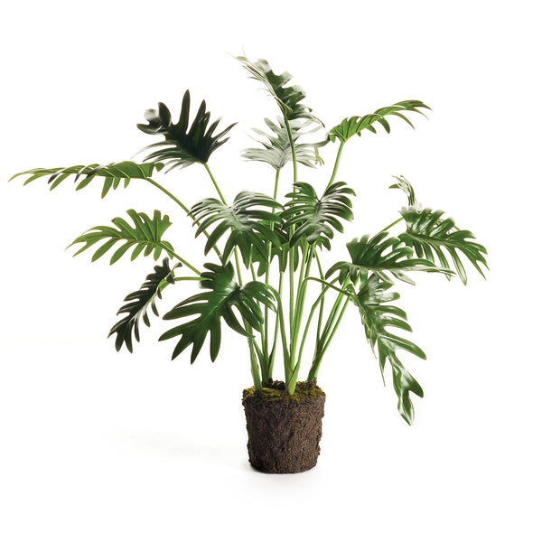 Split Leaf Selloum Drop - In Artificial Plant 22" - BlueJay Avenue