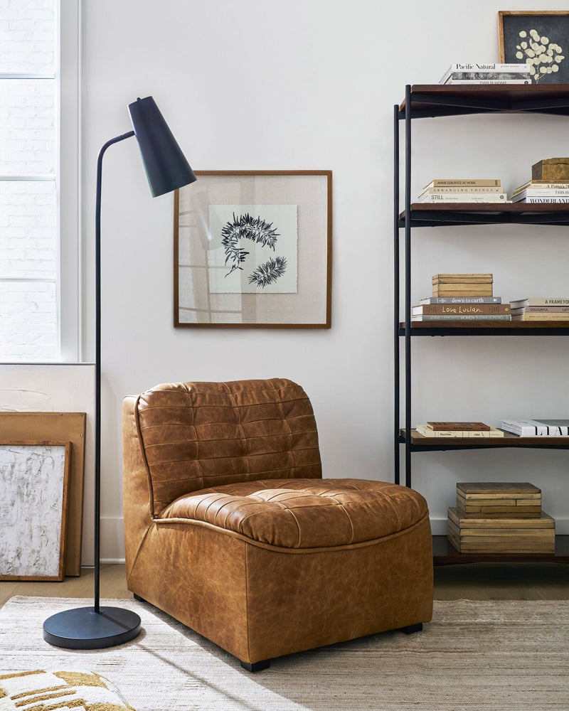 Tanner Black Task Floor Lamp - BlueJay Avenue