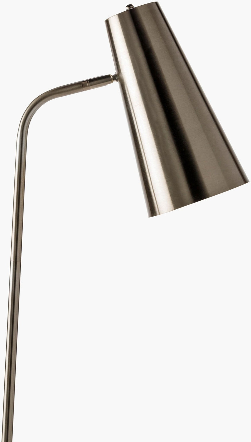 Tanner Silver Task Floor Lamp in Nickel Finish - BlueJay Avenue