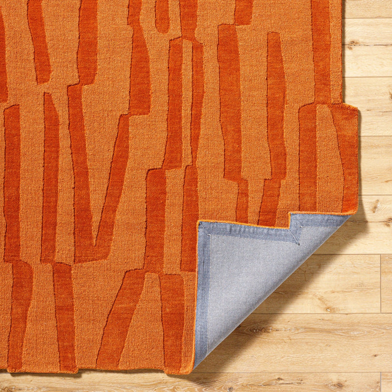 Tatum Wool Rug, Orange - BlueJay Avenue