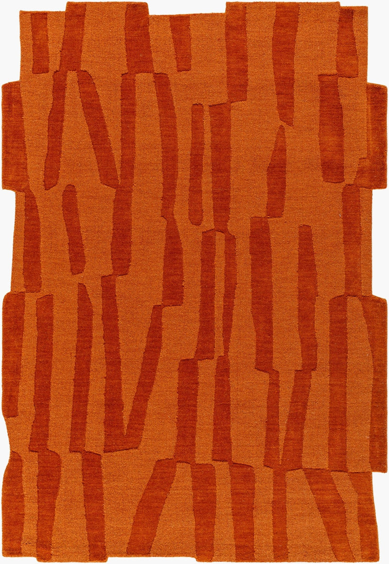 Tatum Wool Rug, Orange - BlueJay Avenue