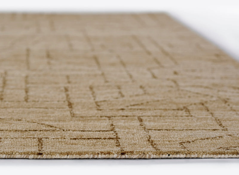 Teppe Wool Beige Rug - BlueJay Avenue