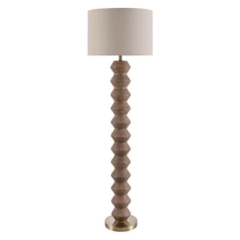 Walden Dark Brown Floor Lamp - BlueJay Avenue