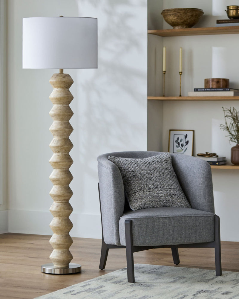 Walden Floor Lamp, Ivory - BlueJay Avenue