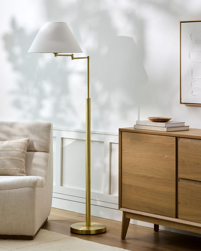 Colby Gold Task Floor Lamp - BlueJay Avenue