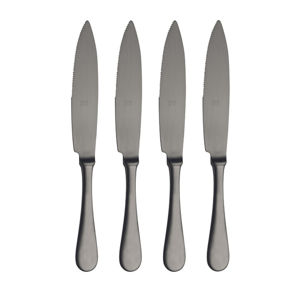 Mepra American Steak Knife Set of 4 Ice Oro