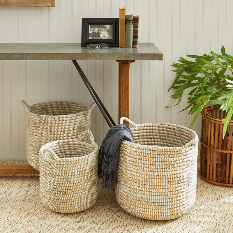 Balin Round Baskets, Set of 3 - BlueJay Avenue