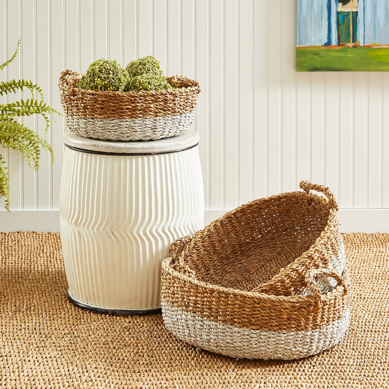 Hugo Baskets With Handles, Set of 3 - BlueJay Avenue