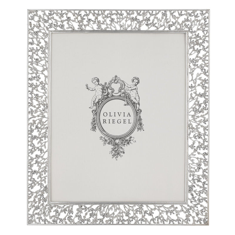 Isadora Silver Wedding Picture Frame - BlueJay Avenue