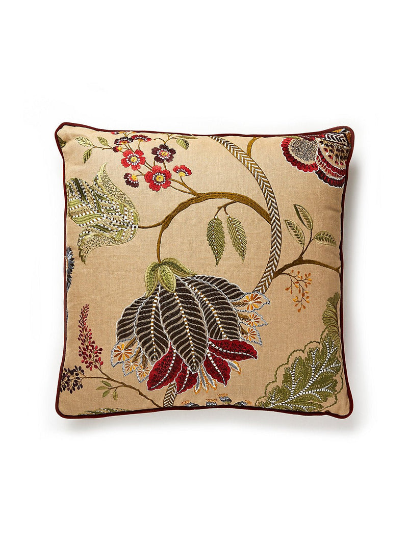 Palampore Embroidery Pillow - BlueJay Avenue