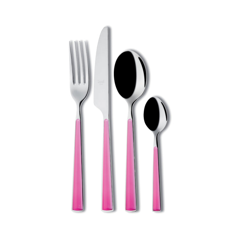 Primavera Fuchsia 24 pcs Flatware Set - BlueJay Avenue