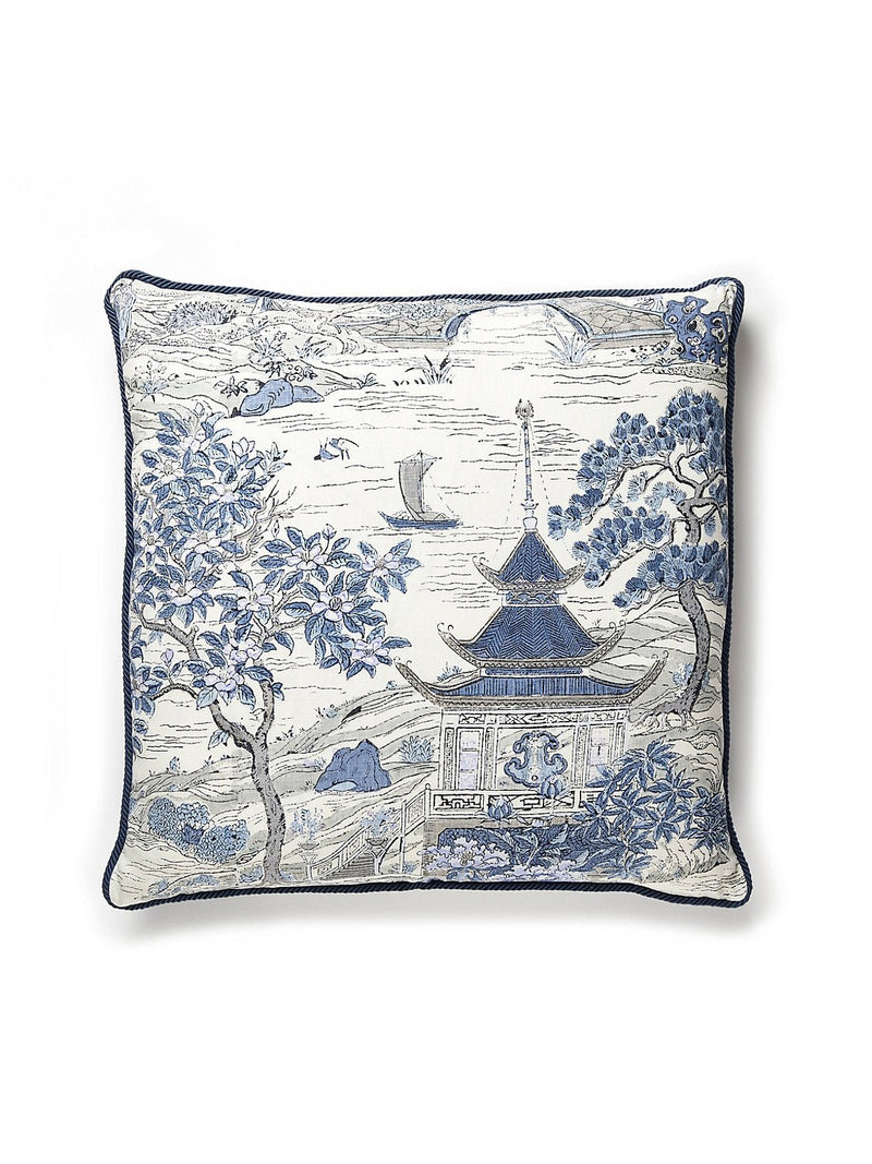 Satomi Hand Block Print Pillow - BlueJay Avenue