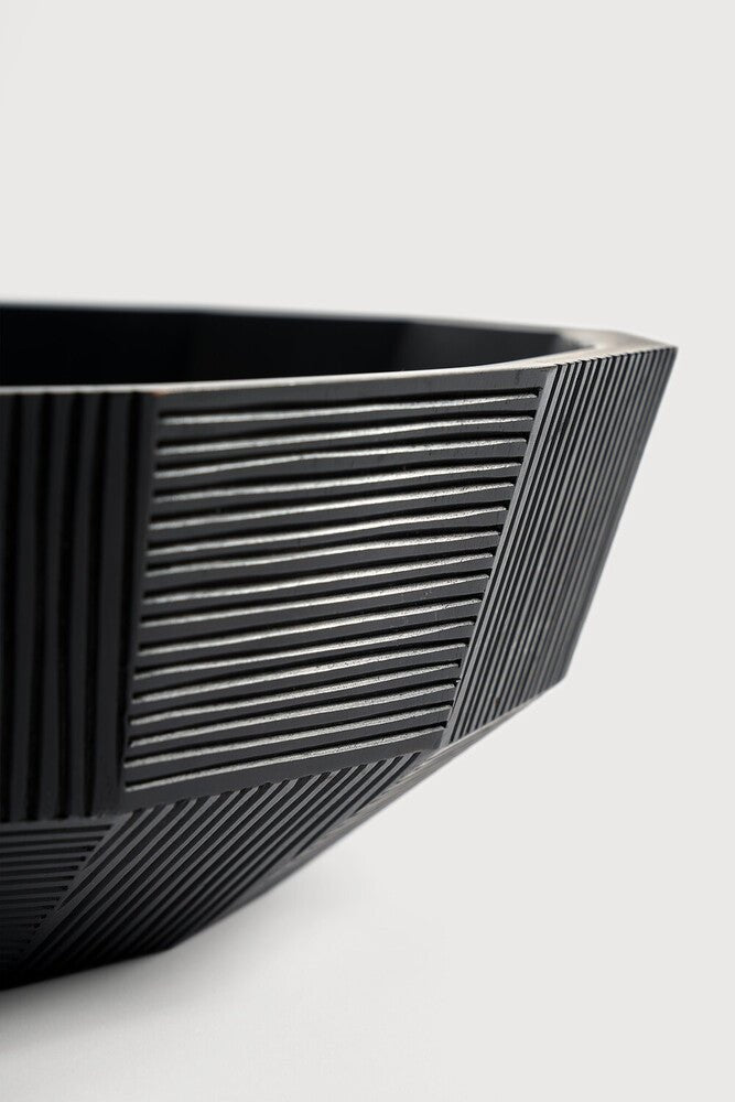 Striped Serving Bowl - BlueJay Avenue